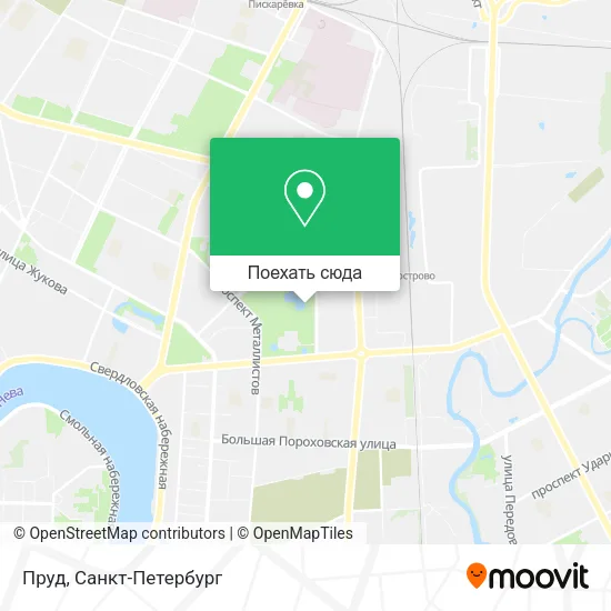 Карта Пруд