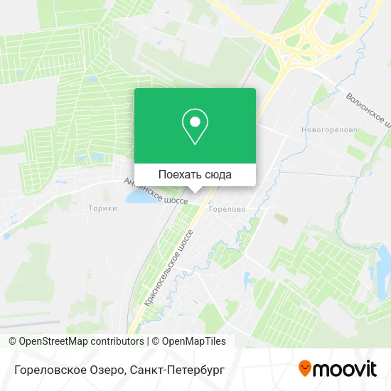 Карта Гореловское Озеро