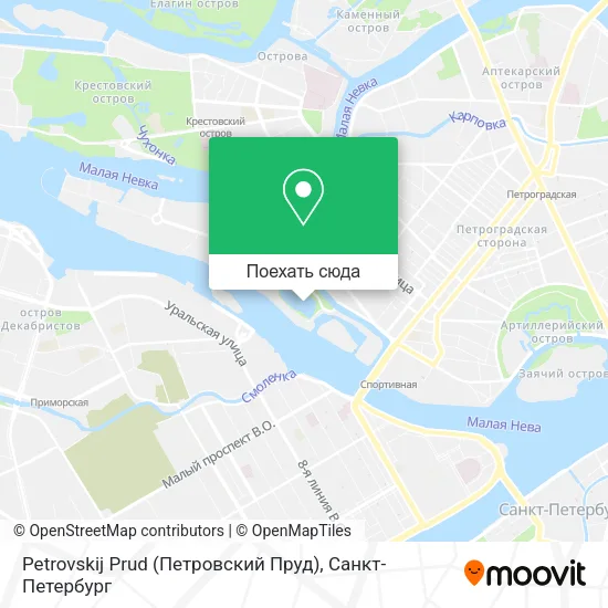 Карта Petrovskij Prud (Петровский Пруд)