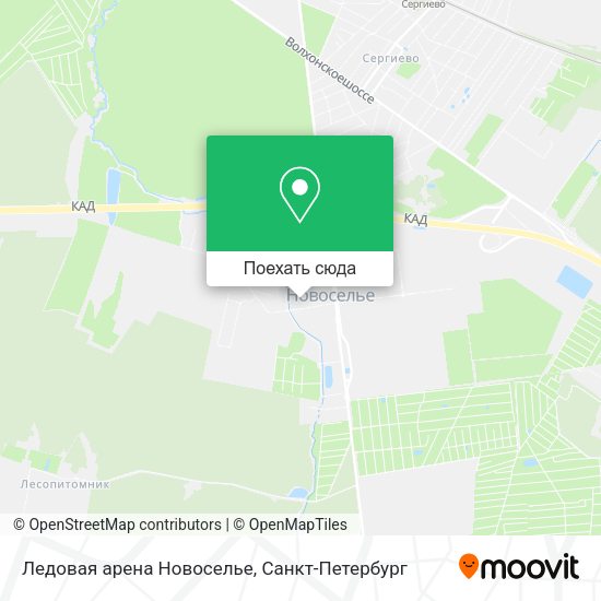 Карта Ледовая арена  Новоселье