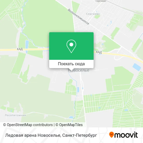 Карта Ледовая арена  Новоселье