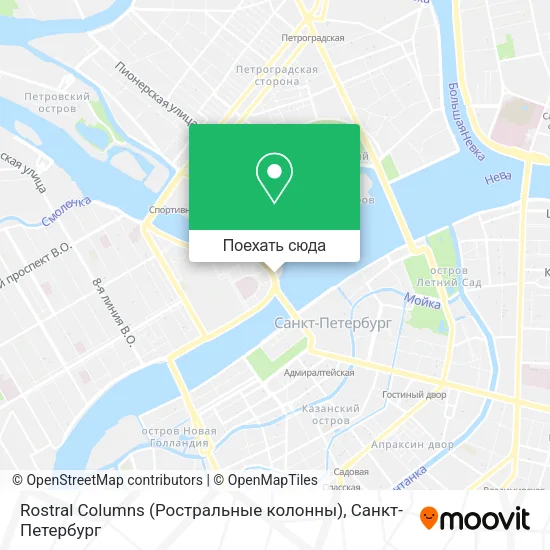 Карта Rostral Columns (Ростральные колонны)