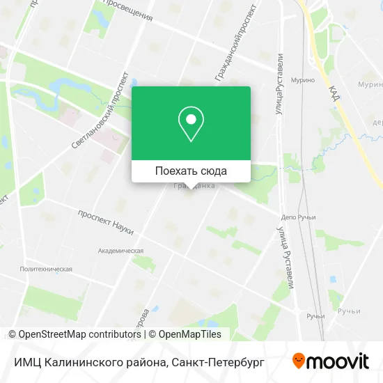 Карта ИМЦ Калининского района