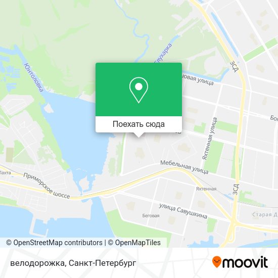 Карта велодорожка