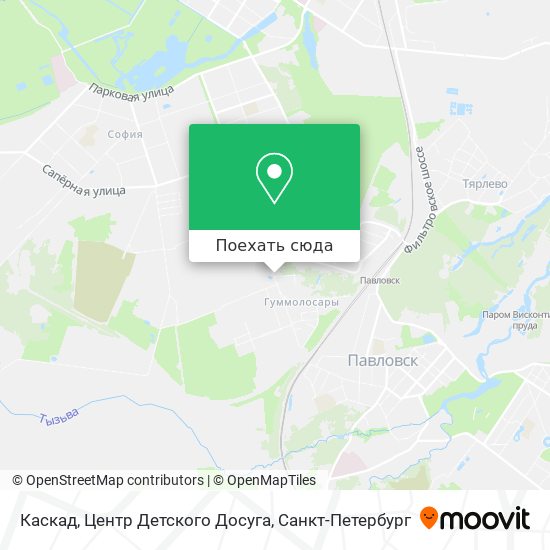 Карта Каскад, Центр Детского Досуга