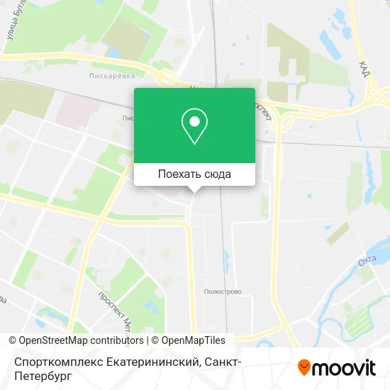 Карта Спорткомплекс Екатерининский