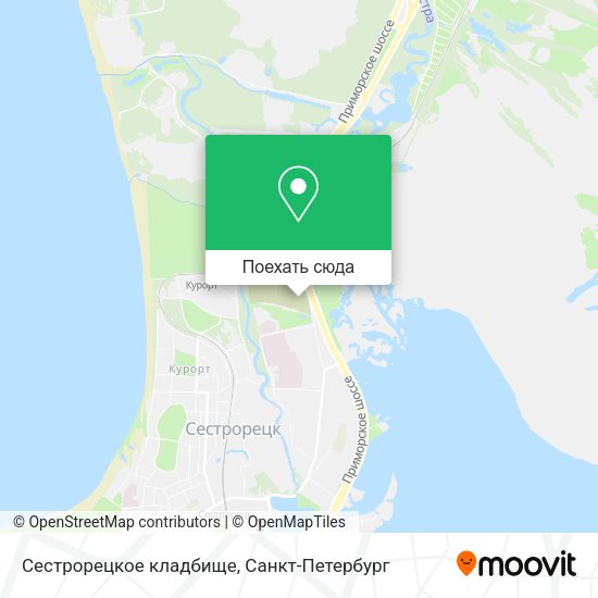Карта Сестрорецкое кладбище