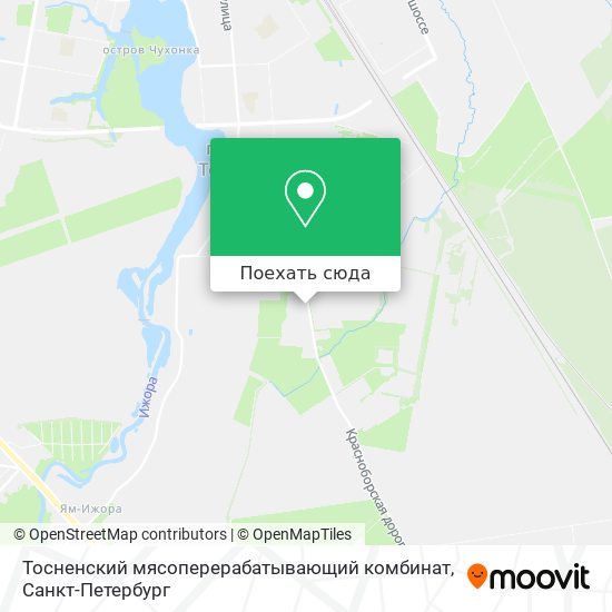 Карта Тосненский мясоперерабатывающий комбинат