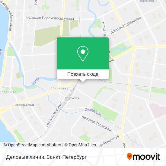 Карта Деловые линии