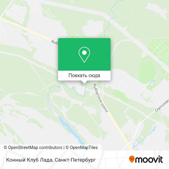 Карта Конный Клуб  Лада