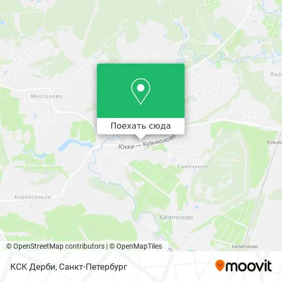 Карта КСК Дерби