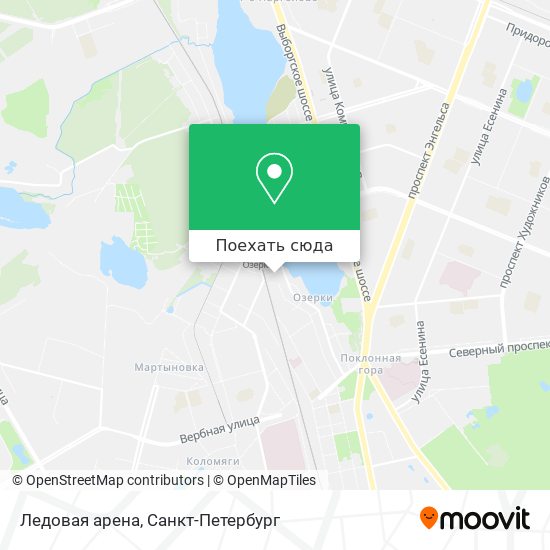 Карта Ледовая арена