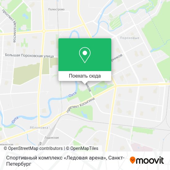 Карта Спортивный комплекс «Ледовая арена»