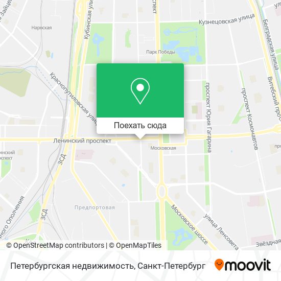 Карта Петербургская недвижимость