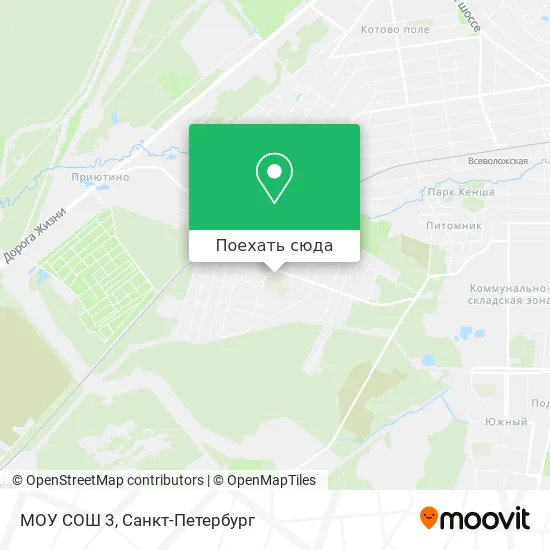 Карта МОУ СОШ 3