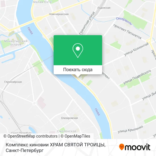 Карта Комплекс киновии ХРАМ СВЯТОЙ ТРОИЦЫ