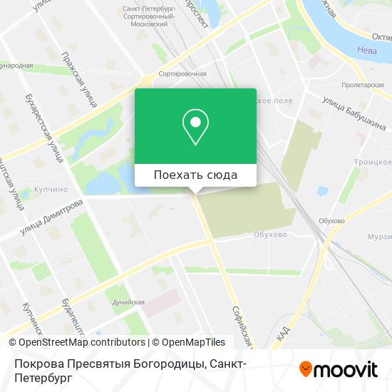 Карта Покрова Пресвятыя Богородицы