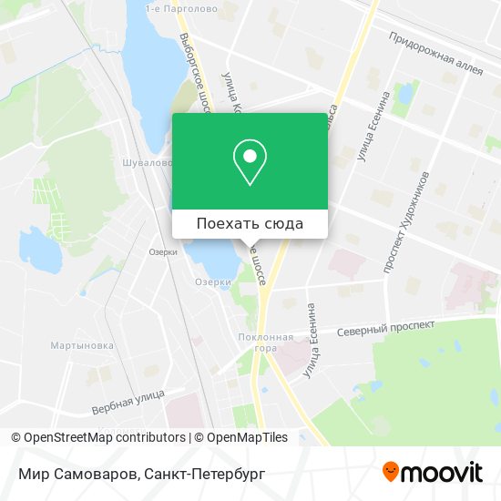 Карта Мир Самоваров