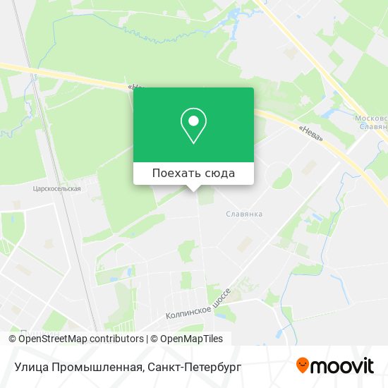 Карта Улица Промышленная