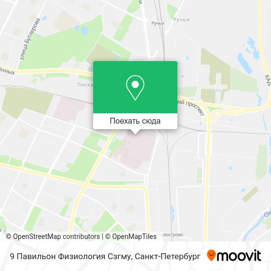 Карта 9 Павильон Физиология Сзгму