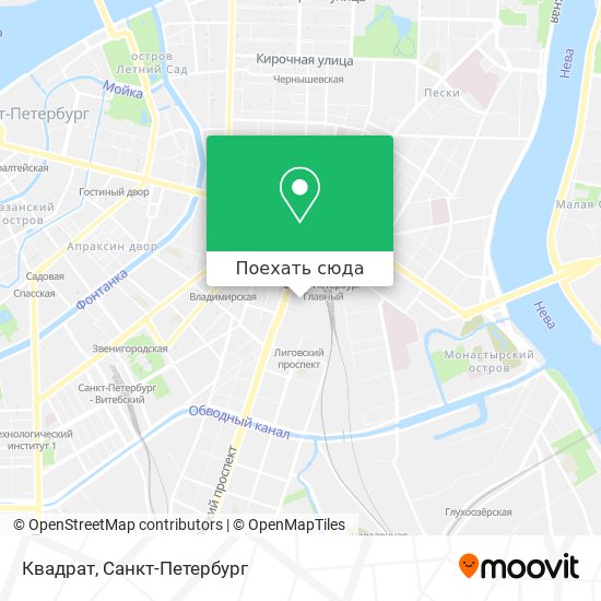 Карта Квадрат
