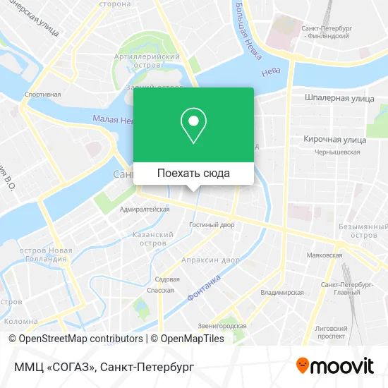 Карта ММЦ «СОГАЗ»