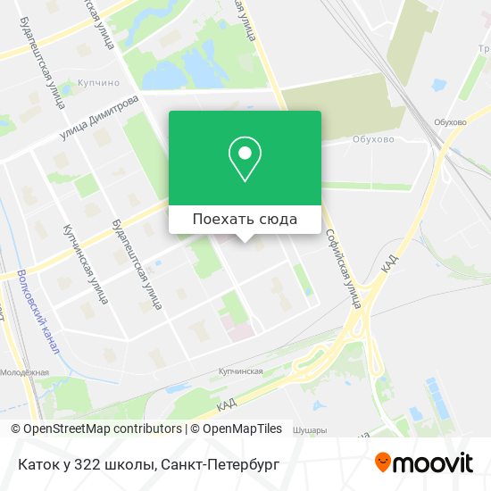 Карта Каток у 322 школы