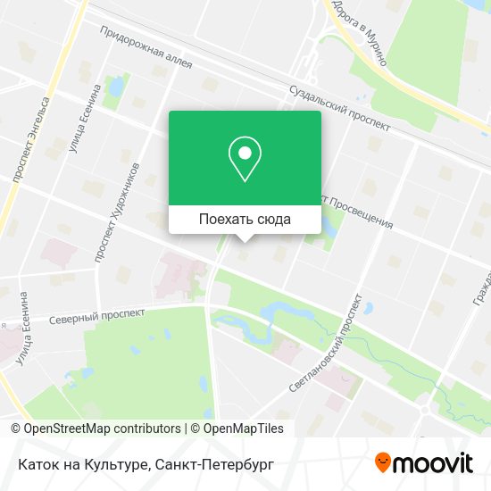 Карта Каток на Культуре