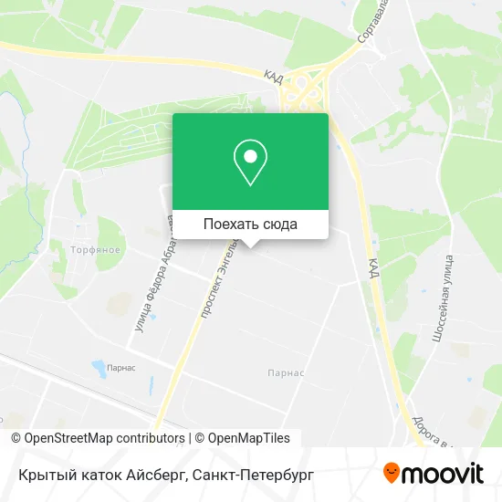 Карта Крытый каток  Айсберг