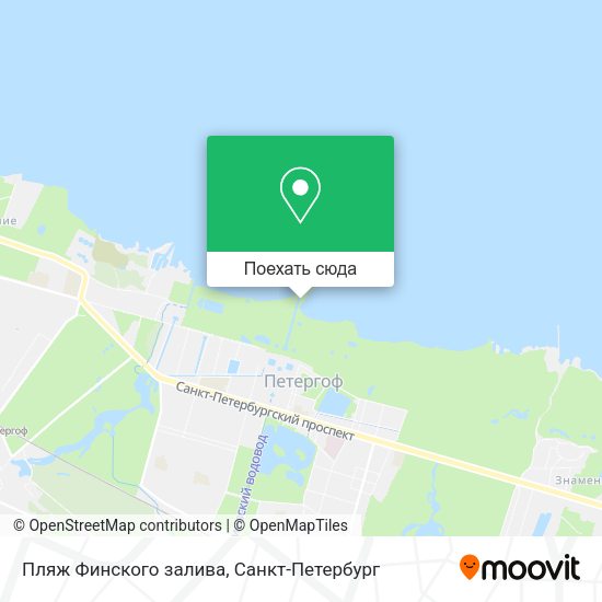 Карта Пляж Финского залива
