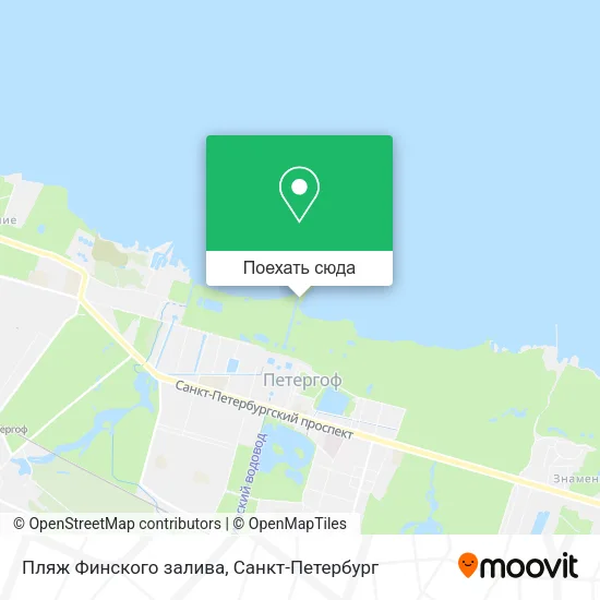 Карта Пляж Финского залива