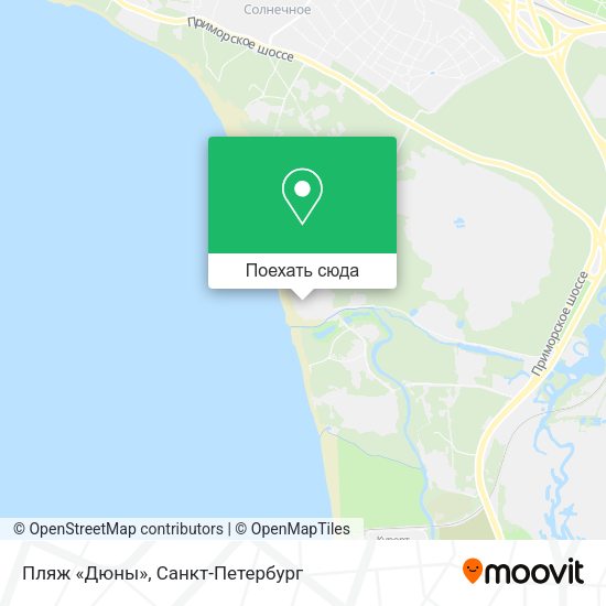 Карта Пляж «Дюны»