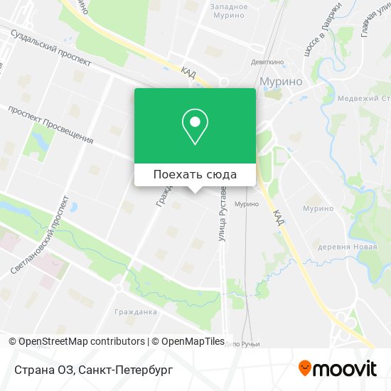 Карта Страна ОЗ