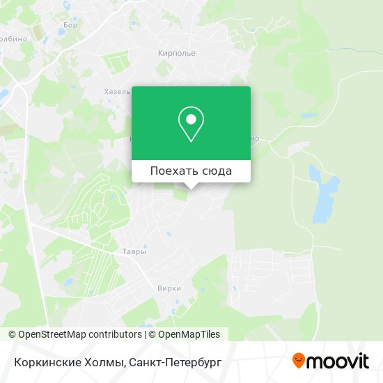 Карта Коркинские Холмы