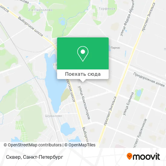 Карта Сквер