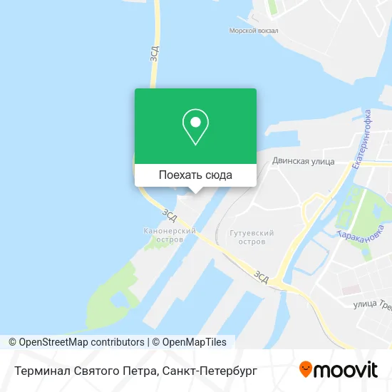 Карта Терминал Святого Петра