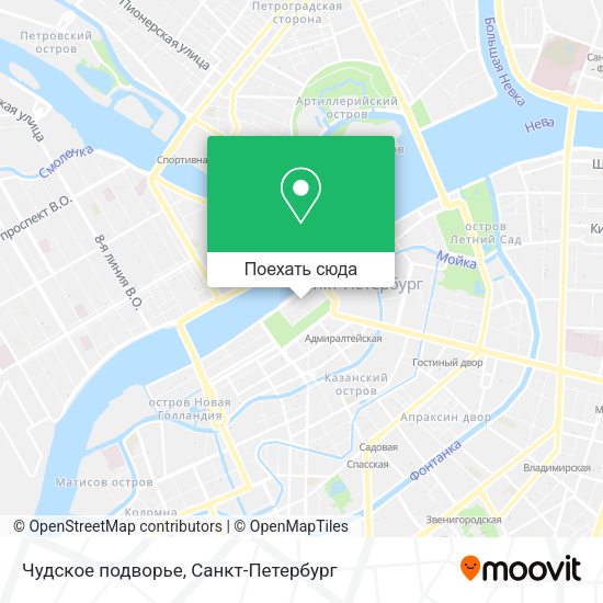 Карта Чудское подворье