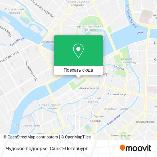 Карта Чудское подворье