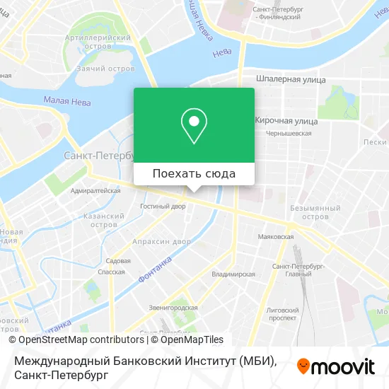 Карта Международный Банковский Институт (МБИ)