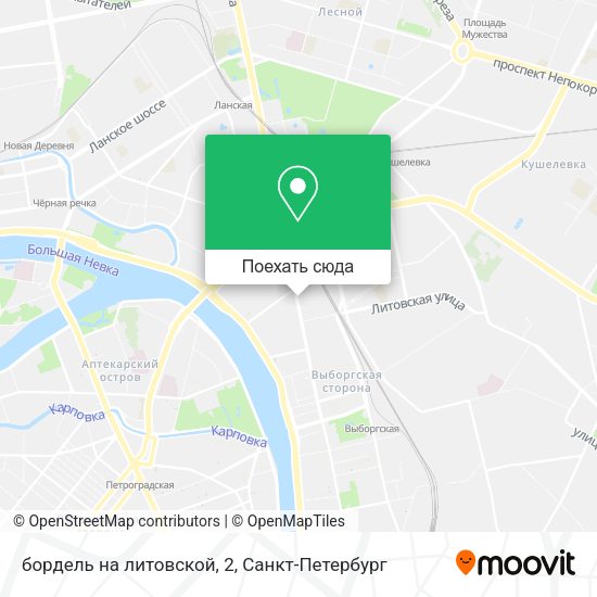 Карта бордель на литовской, 2