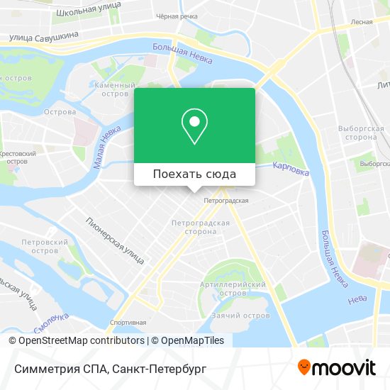 Карта Симметрия СПА