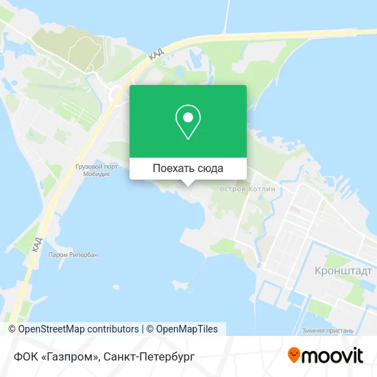 Карта ФОК «Газпром»