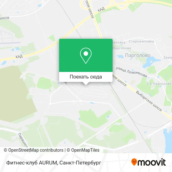 Карта Фитнес-клуб  AURUM