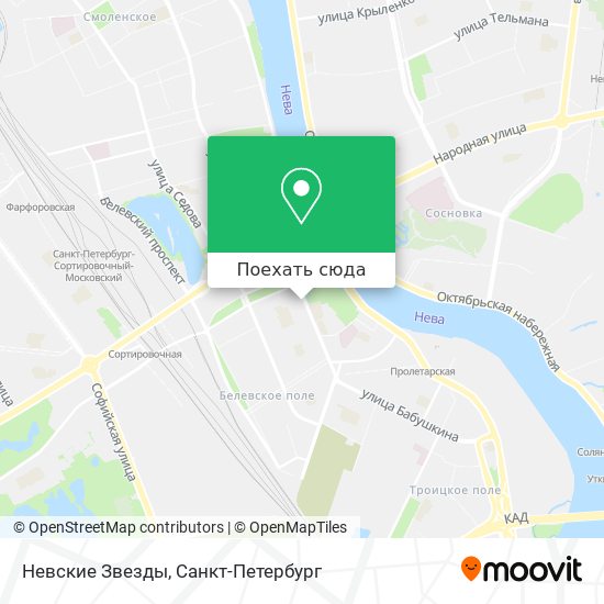 Карта Невские Звезды