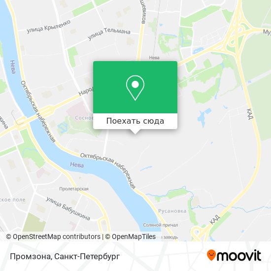 Карта Промзона