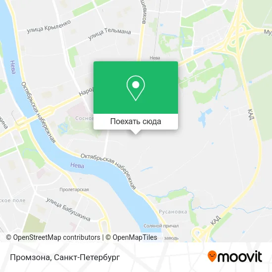Карта Промзона
