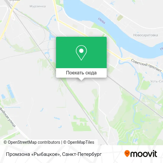 Карта Промзона «Рыбацкое»