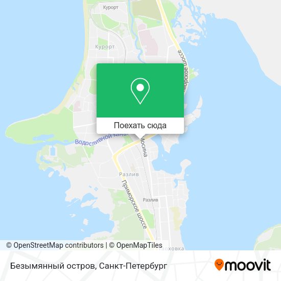 Карта Безымянный остров