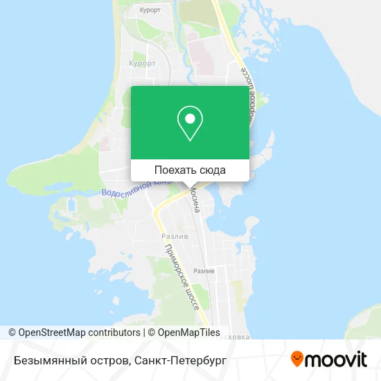 Карта Безымянный остров