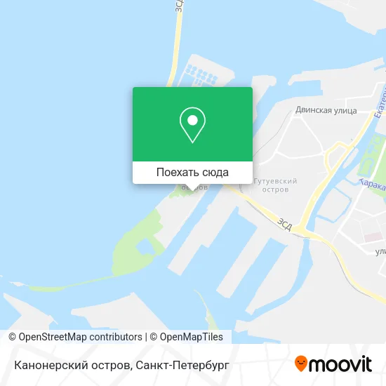Карта Канонерский остров